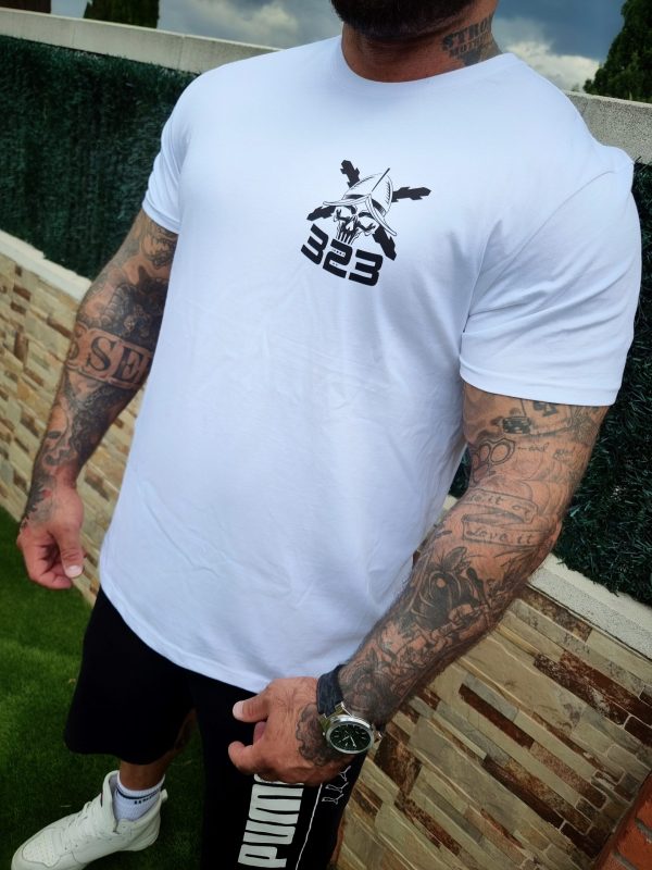 Camiseta MUERTE A MIS ENEMIGOS (BLANCA)